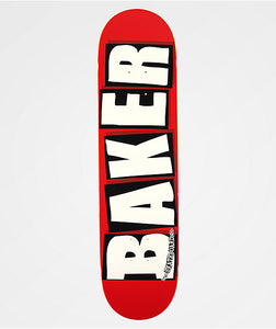 Baker Brand Logo Deck Red