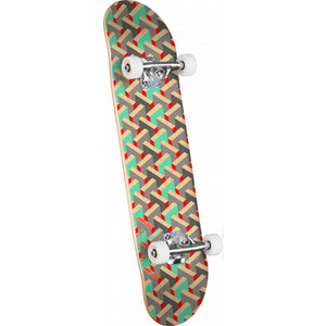 Mini Logo Complete Pattern Maze 8.25" Complete Skateboard (Birch)