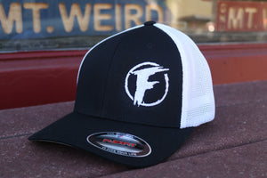 Funtastik Embroidered Flexfit Hat Black/White