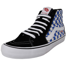 Load image into Gallery viewer, Vans Skate Sk8-Hi Pro Checker Board Black/Victory Blue
