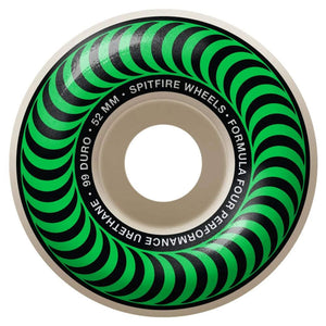 Spitfire Wheels Formula Four Classic 52mm 99a (Green)