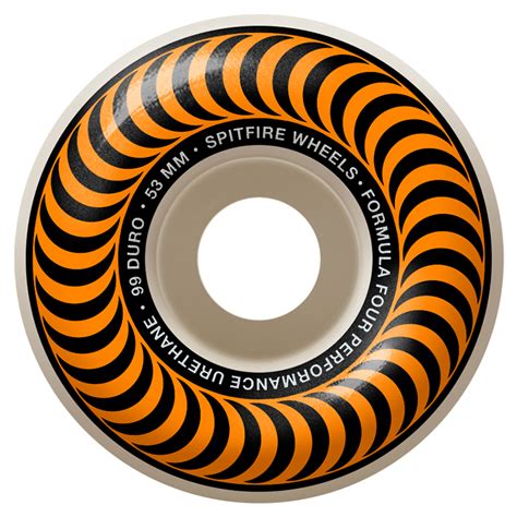 Spitfire Wheels Formula Four Classic 53mm 99a (Orange)