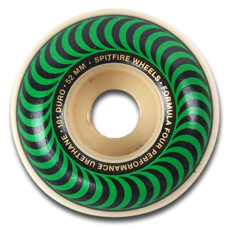 Spitfire Wheels Formula Four Classic 52mm 101a (Green)