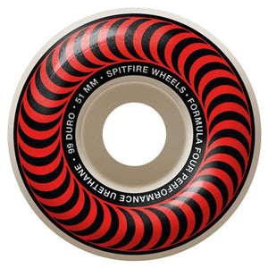 Spitfire Wheels Formula Four Classic 51mm 99a (Red)