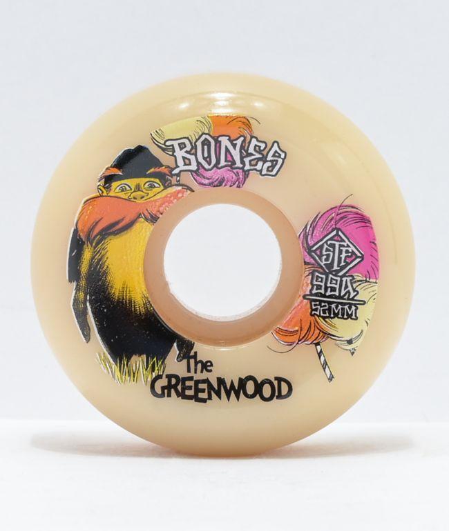 BONES WHEELS THE GREENWOOD 54MM V5 SIDECUT STF 99A