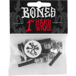 BONES WHEELS Hardware 1" Single Pack of 8.