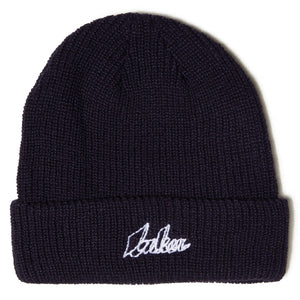 Baker Cursive Beanie Navy