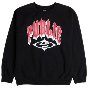 Public Dispute Crewneck Black