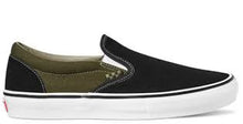 Load image into Gallery viewer, Vans Skate Slip-On Black/Olive
