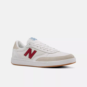 NB Numeric 440 Skate Shoes - NM440WBY - White/Burgandy