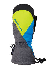 686 Youth Heat Mitten Grey/melange/ClrBlack Medium