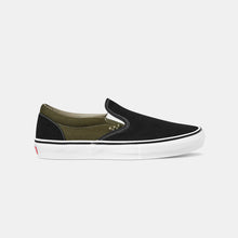 Load image into Gallery viewer, Vans Skate Slip-On Black/Olive
