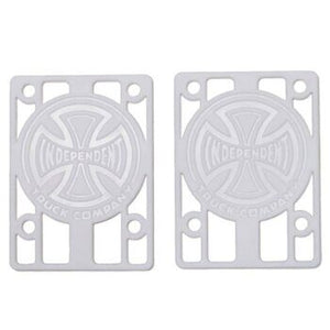 Independent Genuine Parts 1/8 in Risers White Independent Set of 2